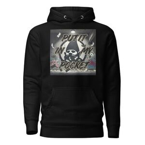Gnome Silhouette P.I.M.P – “Put-It In My Pocket” Hoodie